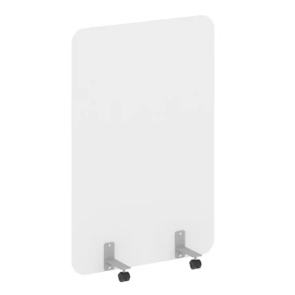 Перегородка на металлических опорах, на роликах R-line DP.R-100-150 Белый Бриллиант_0