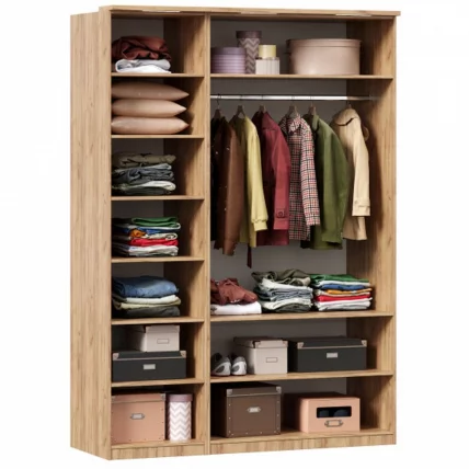 Шкаф трехстворчатый Фиджи 001 Дуб Золотой Антрацит_2