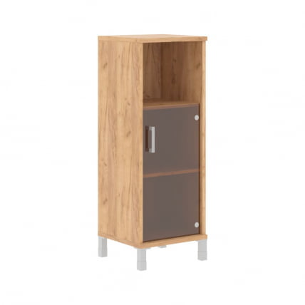 Стеллаж стекло тонированное В421.5 R Дуб Бофорд_0