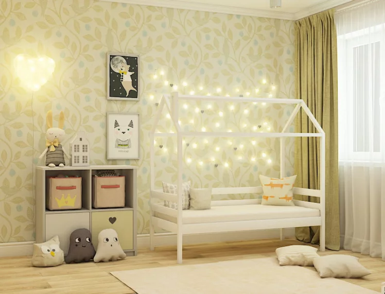 Кровать-домик RooRoom кд-11 Белый_0