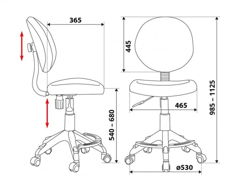 Кресло детское Бюрократ KD-W6-F/AQUA голубой аквариум сетка (пластик белый)_4