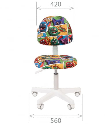 Детское кресло CХАИРМАН КИДС 104 Блаcк Автобус (Б) / CHAIRMAN KIDS Black_6