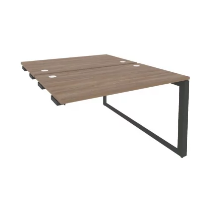 Стол-приставка двойной на О-образном м/к к опорым элем. ONIX O.MO-D.SPR-2.7 Дуб Аризона/Антрацит_0