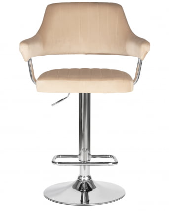 Стул барный DOBRIN CHARLY Бежевый велюр MJ9-10_5