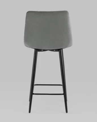 Стул полубарный Джанго велюр Серый_3