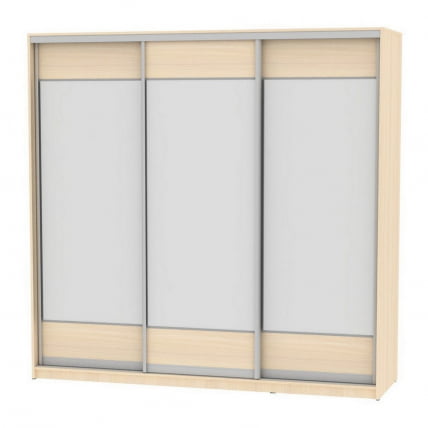 Шкаф-купе B-230х235х60-2(ДМ-D8D8D8)_0