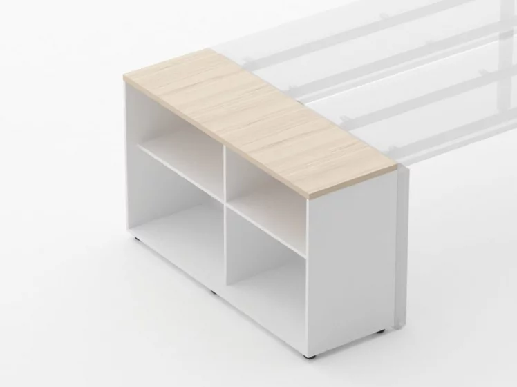 Тумба открытая Deka 9.01.125 Туя/Белый_1