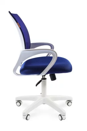 Кресло оператора Chairman 696 white TW-10 Синее_2