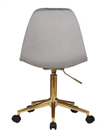 Офисное кресло для персонала DOBRIN DIANA Серый велюр MJ9-75_4