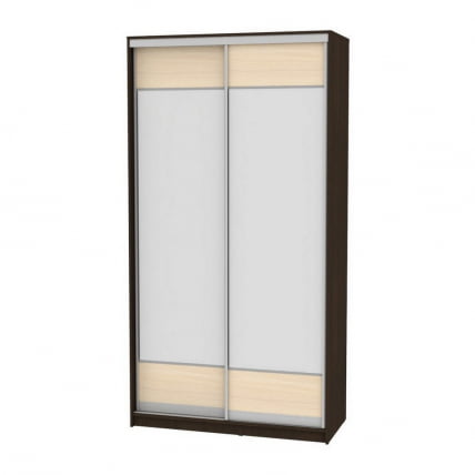 Шкаф-купе B-230х120х60-3(Венге-ДМ-D8D8)_0