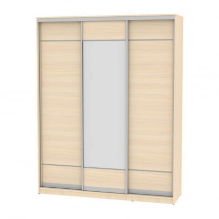 Шкаф-купе B-230х180х60-2(ДМ-D7D8D7)_0