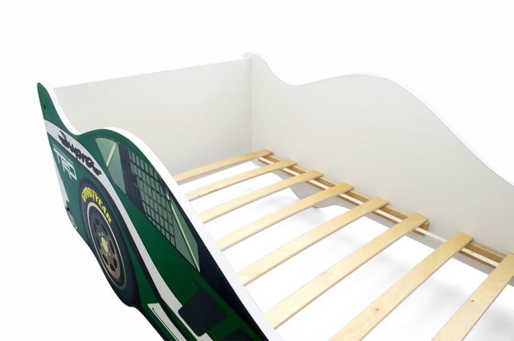 Кровать-машинка Супра Зеленая_2