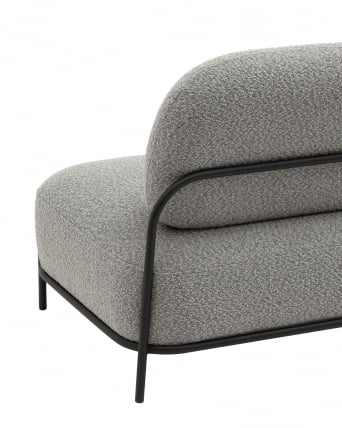 Диван Стоун ткань букле серый_5