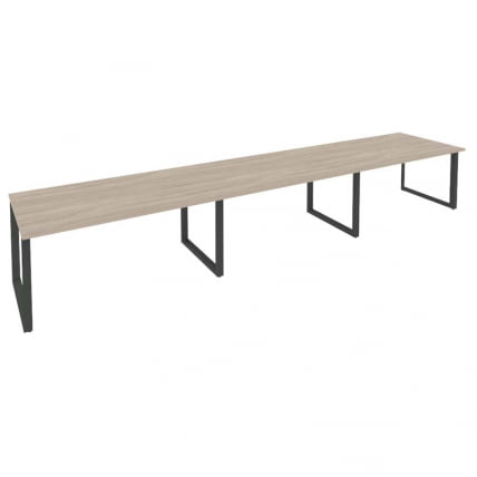 Стол переговорный (3 столешницы) ONIX O.MO-PRG-3.4 Дуб Аттик/Антрацит_0