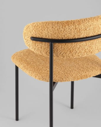 Стул Севйн букле охра / Sevyn_2