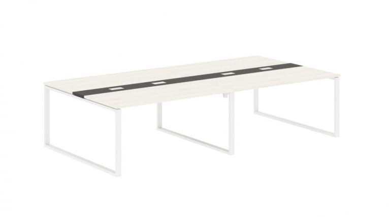 Переговорный стол EDIS EQCT 3116 Ясень Траун Мокко Белый_0