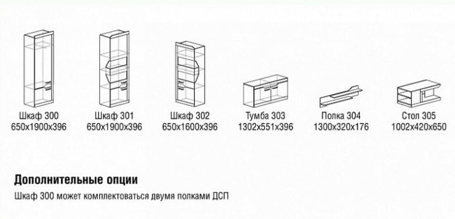Модульная гостиная Ронда_5