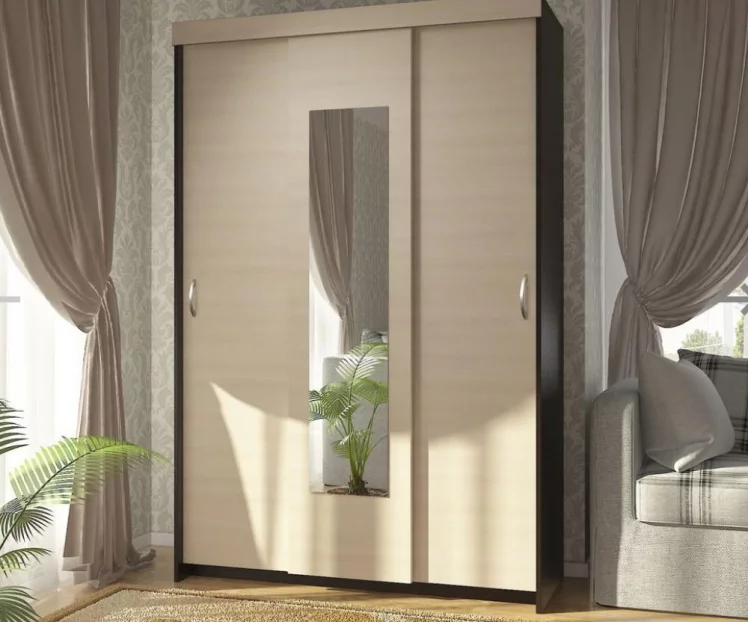 Шкаф-купе Комфорт 9-М Ясень шимо светлый_2