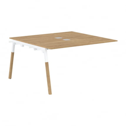 Рабочая станция Forta FIWST 1313 Дуб Гамильтон Белый премиум_0