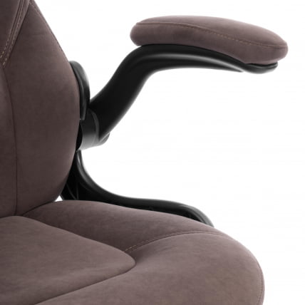 Кресло геймерское BAZUKA metalBL велюр, коричневый, 6_9