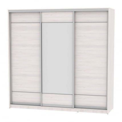 Шкаф-купе B-230х235х60-2(ЯАС-D7D8D7)_0