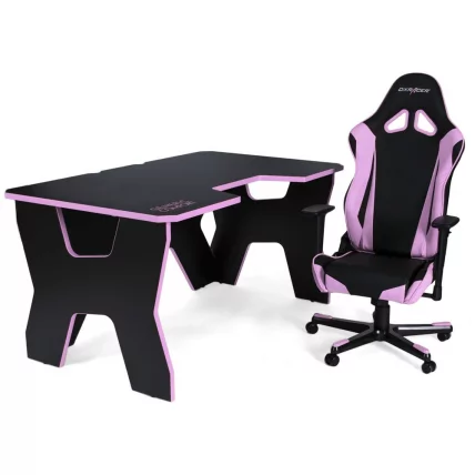 Стол геймерский Generic Comfort Gamer2/DS/NP Розовый Черный_10
