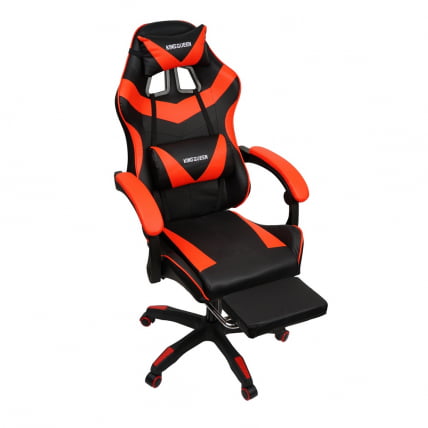 Кресло 088 цвет черный/красный с массажем 088-black-red-mass_1