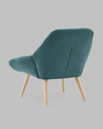 Кресло Олби Страйпс темно-бирюзовый_5