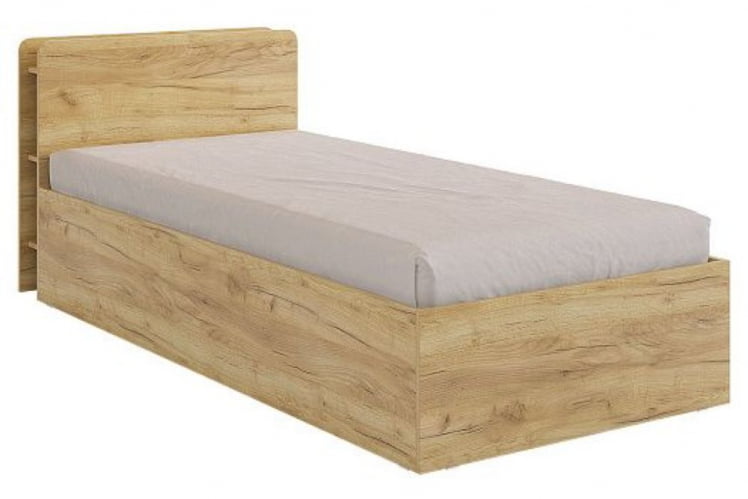 Кровать с основанием Юниор ZO.SMU-02 дуб крафт золотой_0