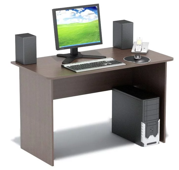Компьютерный стол Джобс-1 (СПМ-02.1В) венге_0