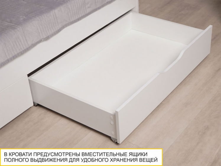 Кровать Монако 903.05 Белый шпон/Даллас Айвори_4