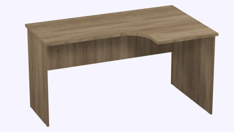 Стол компьютерный угловой Р.РС-14 (правый) Ясень светлый_0