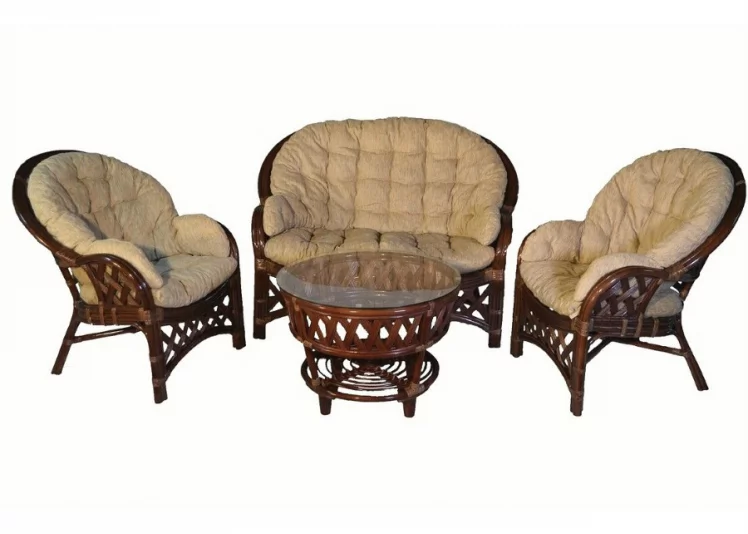 Комплект Черчилль/Рузвельт/Кобана с 2х местным диваном Cherchille5 молочный шоколад_0