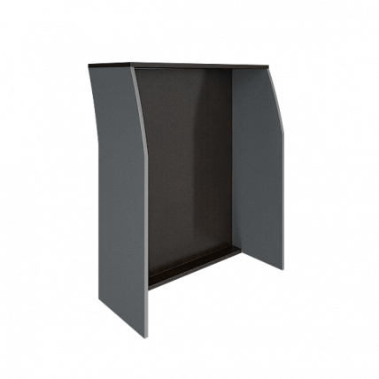 Стойка прямая 900 Riva А.РС-1 Венге/Металлик_0