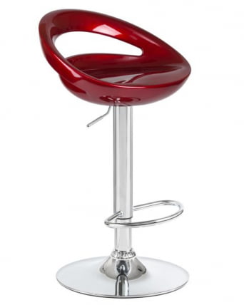 Стул барный ДОБРИН ДИСCО (бордовый металлик) 2 шт / DOBRIN DISCO_2
