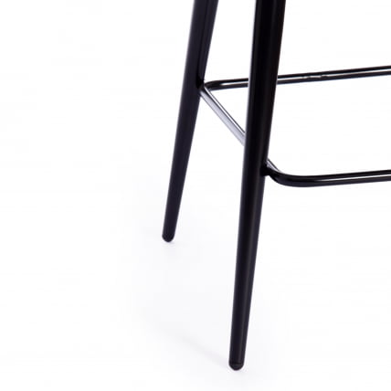 Стул полубарный CHILLY (mod. 7095пб ) ткань/металл, 53x44x94 см, высота до сиденья 66 см, коричневый barkhat 12/черный_8