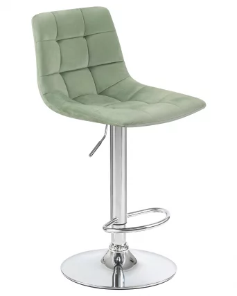 Стул барный DOBRIN TAILOR Пудрово-мятный велюр MJ9-87_1