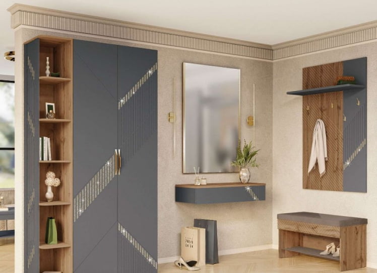 Стеллаж торцевой (лев/прав) Монако 402.15_4