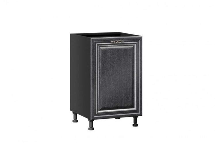 Тумба кухонная 500 Италия ЛД 275.046.000 Черный Дуб темный_0