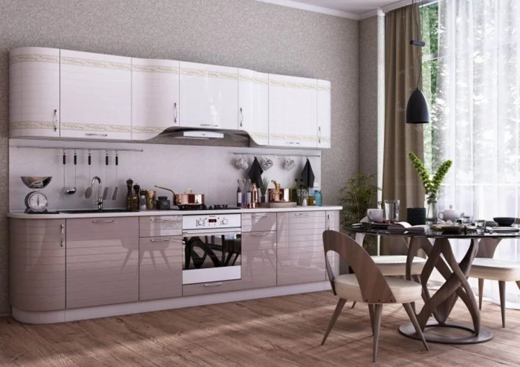 Шкаф кухонный 1500 под вытяжку Анастасия ЛД 015.301.000 Белый_2