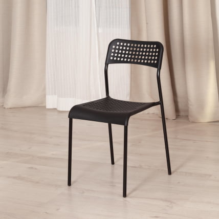 Стул ADDE (mod. C-049) металл/пластик, 39 х 49 х 78 см, Black(черный) разборный_10
