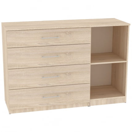 Комод Калисто(К45)923х1352х468ручкарейлинг160мм(Венге-ДМ) / Калисто(K45)923х1352х468ручкарейлинг160мм(Венге-ДМ)_1