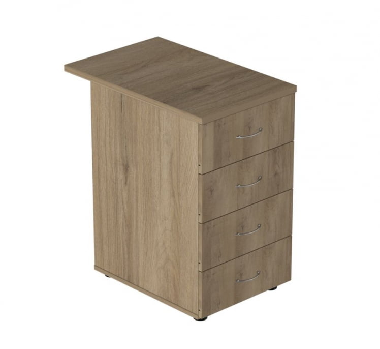 Тумба приставная с замком Р.Т-4.2 ЗЦ Ясень темный_0