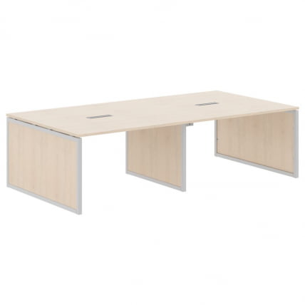 Конференц-стол XTEN-QP XQPSCT 2714 Бук Тиара Серый_0