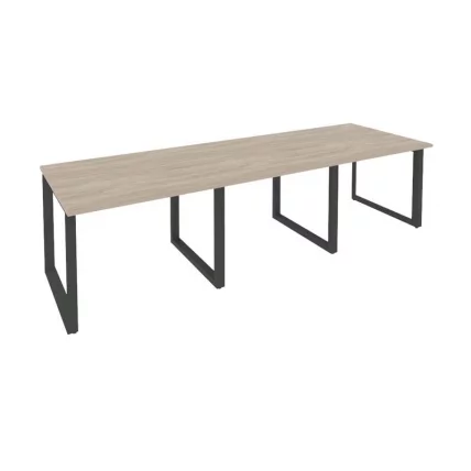 Стол переговорный (3 столешницы) ONIX O.MO-PRG-3.1 Дуб Аттик/Антрацит_0