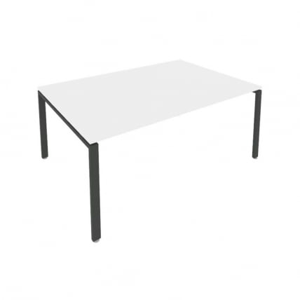 Переговорный стол (1 столешница) Metal SystemБ.ПРГ-1.5 Белый/Антрацит_0