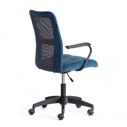 Кресло STAFF флок/ткань, синий/серый, 32/W-12_2