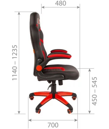 Кресло геймерское CHAIRMAN GAME 18 SQUID_4