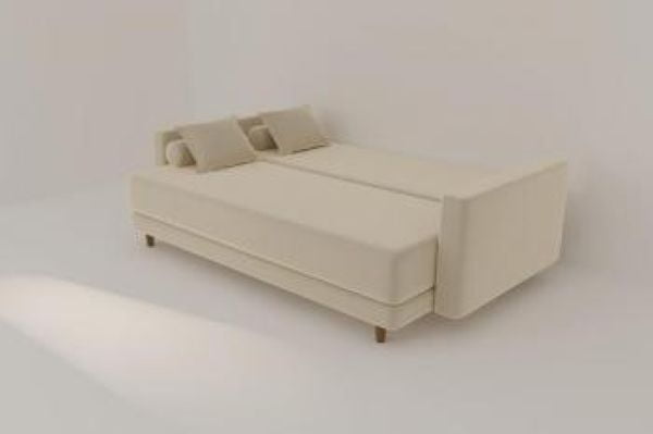 Диван прямой Санднес (Berhouse) Цвет фасада: Азур велюр; Тип: Прямой; Материал фасада: Металл/Велюр_4