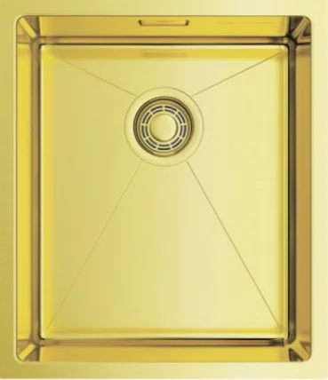 Мойка Omoikiri Taki 38-U/If-Lg Нерж. Сталь/Светлое Золото_0